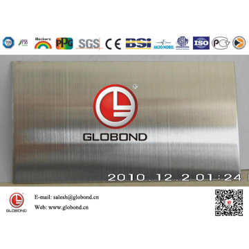 Folha Globond Brushed Stainless Steel 041